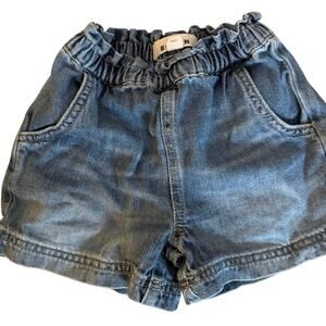 Mini Boden Jean Shorts size 6-7